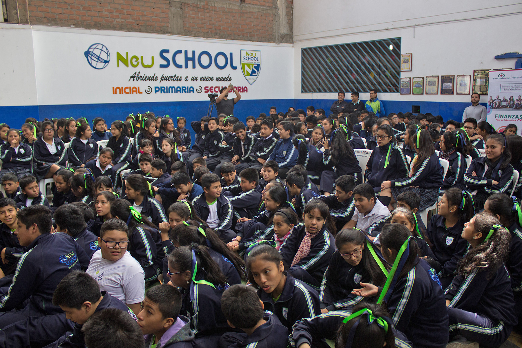 Niños en escuela
